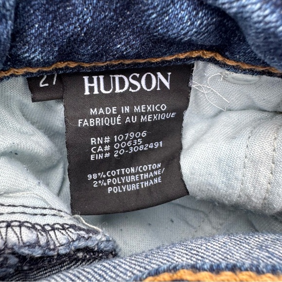 Hudson Jeans Jax Boyfriend skinny Women's Skinny Jeans - Dark Blue - Picture 7 of 10